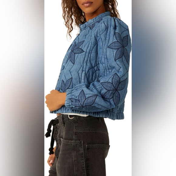 Free People Quinn Quilted Bomber Jacket - Picture 5 of 14